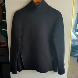 Women's Black Turtleneck Sweater